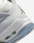 Nike Air Jordan 4 Retro Photon Dust Blue Chill sneakers alte in grigio azzurro - dettaglio tomaia
