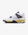 Nike Air Jordan 4 Retro Rare Air Tour Yellow sneakers alte in giallo nero - vista laterale