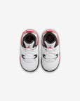 Nike Air Jordan 4 Retro Red Cement sneakers alte in bianco rosso - vista posteriore