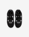 Nike Air Jordan 4 Retro White Thunder sneakers alte in bianco nero - vista posteriore