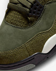 Nike Air Jordan 4 Retro SE Craft Medium Olive sneakers alte in verde oliva - vista dall'alto