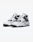 Nike Air Jordan 4 Retro SE DIY sneakers alte in bianco multicolore - vista frontale