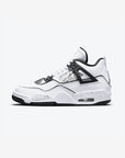 Nike Air Jordan 4 Retro SE DIY sneakers alte in bianco multicolore - vista laterale