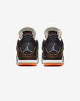 Nike Air Jordan 4 Retro Starfish sneakers alte in arancione bianco - vista dall'alto