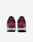 Nike Air Jordan 4 Retro Sweet Beet sneakers alte in rosa bianco - dettaglio suola