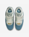 Nike Air Jordan 4 Retro TEX Denim Worn Blue sneakers alte in blu denim - vista posteriore