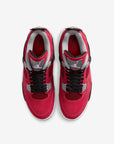 Nike Air Jordan 4 Retro Toro Bravo sneakers alte in rosso nero - dettaglio tomaia