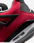 Nike Air Jordan 4 Retro Toro Bravo sneakers alte in rosso nero - vista dall'alto