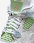 Nike Air Jordan 4 Retro Valentine's Day sneakers alte in rosa bianco - dettaglio suola