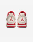 Nike Air Jordan 4 Retro Valentine's Day Sierra Red sneakers alte in rosso bianco - vista dall'alto