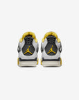 Nike Air Jordan 4 Retro Vivid Sulfur sneakers alte in giallo nero - dettaglio suola