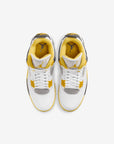 Nike Air Jordan 4 Retro Vivid Sulfur sneakers alte in giallo nero - vista posteriore