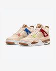 Nike Air Jordan 4 Retro Where the Wild Things Are sneakers alte in beige marrone - vista frontale