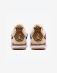 Nike Air Jordan 4 Retro Where the Wild Things Are sneakers alte in beige marrone - vista dall'alto