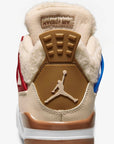 Nike Air Jordan 4 Retro Where the Wild Things Are sneakers alte in beige marrone - indossate