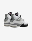 Nike Air Jordan 4 Retro White Cement sneakers alte in bianco grigio - dettaglio suola