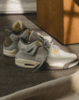 Nike Air Jordan 4 Retro SE Craft Photon Dust sneakers alte in grigio beige - dettaglio suola