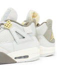 Nike Air Jordan 4 Retro SE Craft Photon Dust sneakers alte in grigio beige - vista laterale