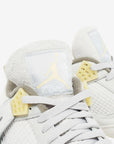 Nike Air Jordan 4 Retro SE Craft Photon Dust sneakers alte in grigio beige - indossate