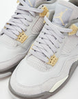 Nike Air Jordan 4 Retro SE Craft Photon Dust sneakers alte in grigio beige - dettaglio tallone