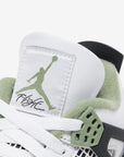 Nike Air Jordan 4 Retro Seafoam sneakers alte in verde acqua - vista posteriore