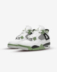 Nike Air Jordan 4 Retro Seafoam sneakers alte in verde acqua - vista frontale