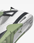 Nike Air Jordan 4 Retro Seafoam sneakers alte in verde acqua - dettaglio tomaia