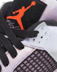 Nike Air Jordan 4 Retro Zen Master sneakers alte in grigio verde - vista posteriore