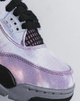 Nike Air Jordan 4 Retro Zen Master sneakers alte in grigio verde - vista dall'alto