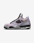 Nike Air Jordan 4 Retro Zen Master sneakers alte in grigio verde - vista laterale
