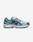 Asics Gel-1130 Larimar Blue Silver sneakers basse uomo e donna in mesh e pelle sintetica argento blu, dettaglio tomaia
