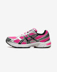 Asics Gel-1130 Neon Pack Pink sneakers basse uomo e donna in mesh e pelle sintetica rosa, vista laterale