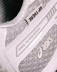 Asics Gel-Kayano 12.1 Up There Natsukashii Glacier Grey sneakers basse uomo e donna in mesh, pelle sintetica e pelle grigio,