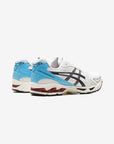 Asics Gel-Kayano 14 Kith Marvel vs. Capcom Ryu sneakers basse uomo e donna in mesh e pelle sintetica multicolore, dettaglio s