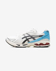 Asics Gel-Kayano 14 Kith Marvel vs. Capcom Ryu sneakers basse uomo e donna in mesh e pelle sintetica multicolore, vista later