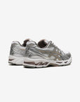 Asics Gel-Kayano 14 White Moonrock sneakers basse donna in mesh e pelle sintetica bianco grigio, dettaglio suola