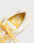 Asics GT-2160 Kith Cream Solar Power (2025) sneakers basse uomo e donna in mesh e pelle sintetica crema, vista dall'alto
