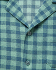 Completo Coordinato Uomo Camicia Tartan Estivo e Pantaloncini - dettaglio
