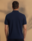 Polo Uomo in Piqué con Colletto Ampio – Stile Classico Premium - vista posteriore