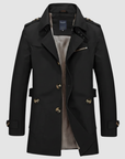 Trench Cappotto Uomo Casual Medio Lungo