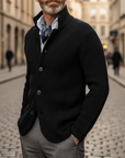 Cardigan da Uomo in Cotone Invernale con Bottoni