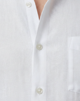Camicia Uomo in Lino con Taschino – Naturale e Rilassata Estiva - dettaglio