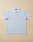 Polo Uomo in Mesh Traspirante – Fresca e Sportiva Estiva - Azzurro