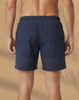 Costume Uomo Boxer ad Asciugatura Rapida – Tinta Unita Essenziale - vista posteriore
