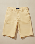 Pantaloncini Chino Uomo Colori Pastello – Estate Elegante e Fresca - Giallo Pastello