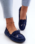 Mocassini Donna Blu Navy Moderni