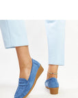 Mocassini Donna Blu Classici