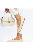 Mocassini Donna Beige Moderni