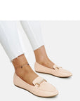 Mocassini Donna Beige Moderni