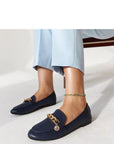 Mocassini Donna Blu di Tendenza